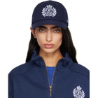 Sporty & Rich Navy NY Crest Hat