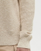 WOOLRICH MARLED CREWNECK Beige Mens Pullover