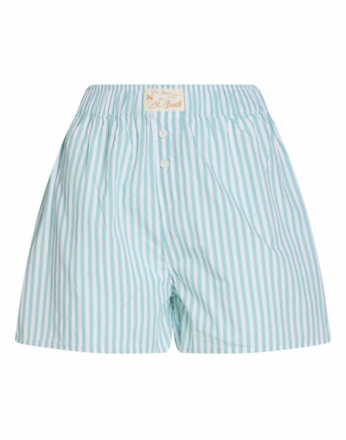 Mc2 Saint Barth Womens Shorts & Bermuda Shorts in Light green