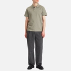 A.P.C. Men's Carter Logo Polo in Gray Green