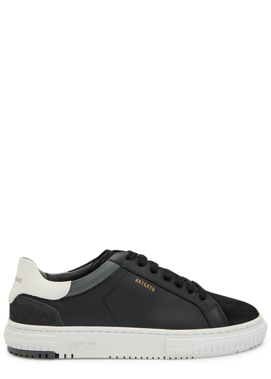 Axel Arigato Atlas Panelled Leather Sneakers Black And White
