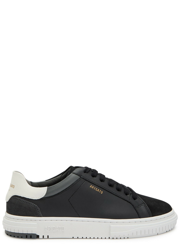 Photo: Axel Arigato Atlas Panelled Leather Sneakers Black And White