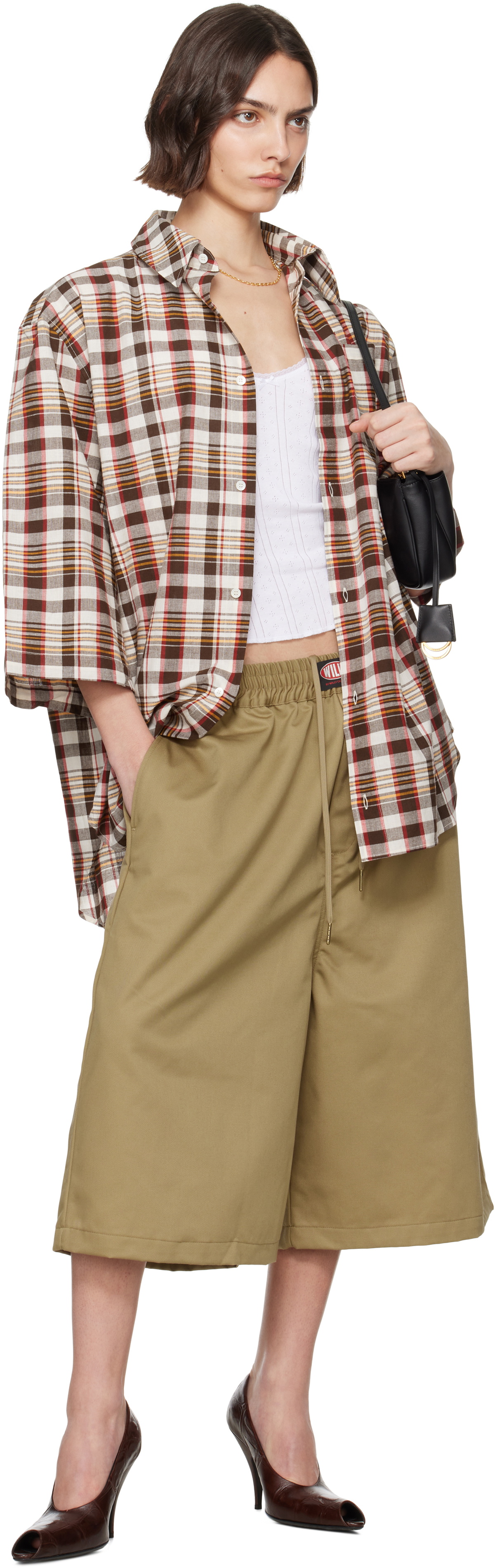 WILLY CHAVARRIA Khaki Órale Boxer Shorts