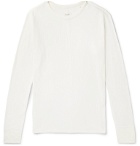 rag & bone - Waffle-Knit Cotton T-Shirt - White