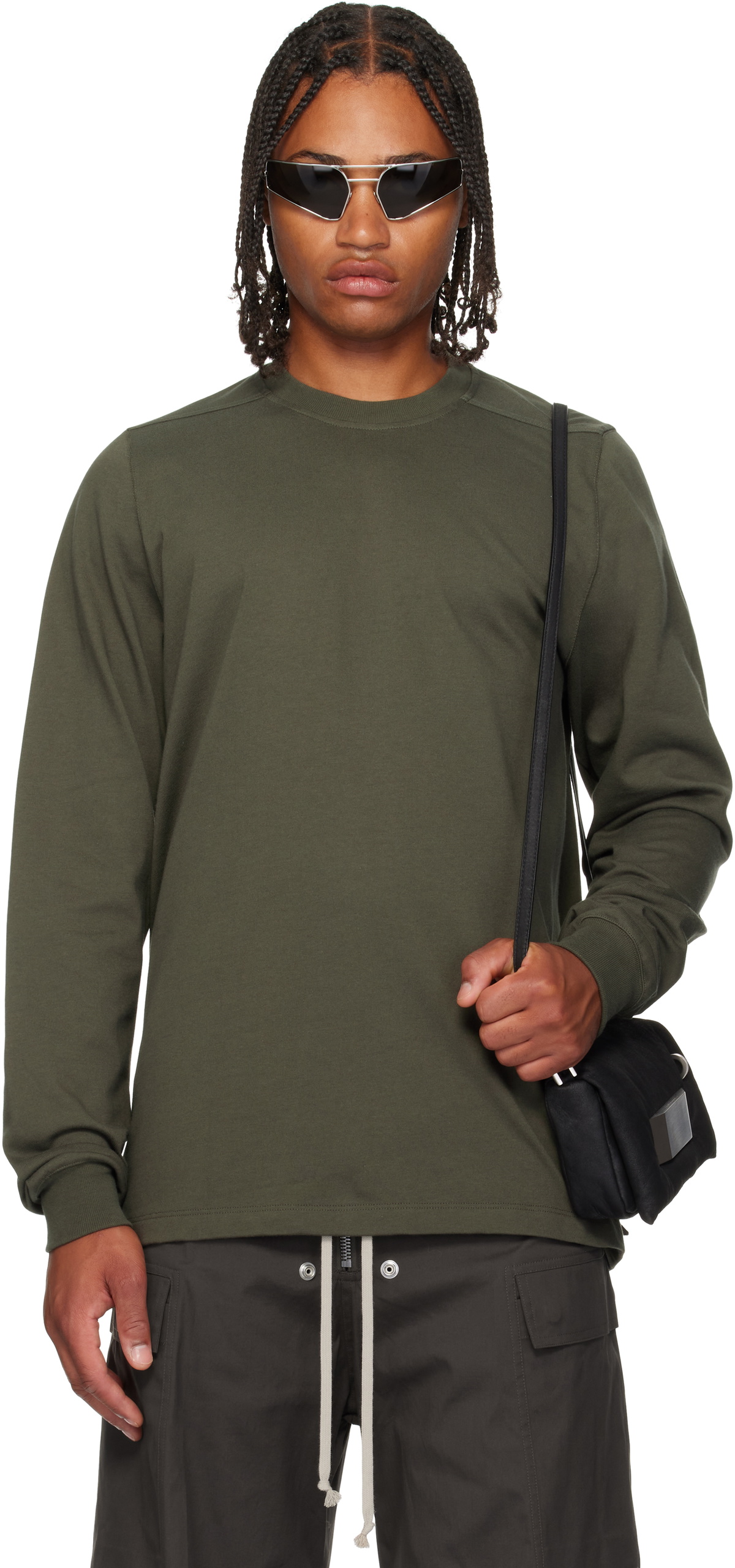 トップス Rick Owens SPLINTERED PETER 23FW XS Splintered Peter T-Shirt in Black – SVRN