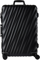 Tumi Black Short Trip Checked Suitcase