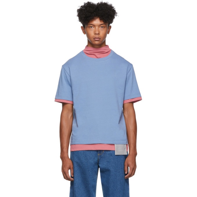 Photo: Keenkee Blue and Pink Pullover T-Shirt
