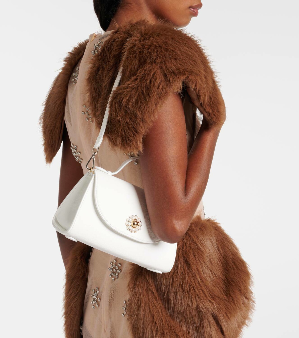 Simone Rocha Valentine leather shoulder bag