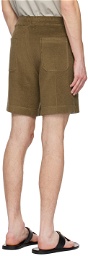 TOM FORD Brown Towelling Shorts