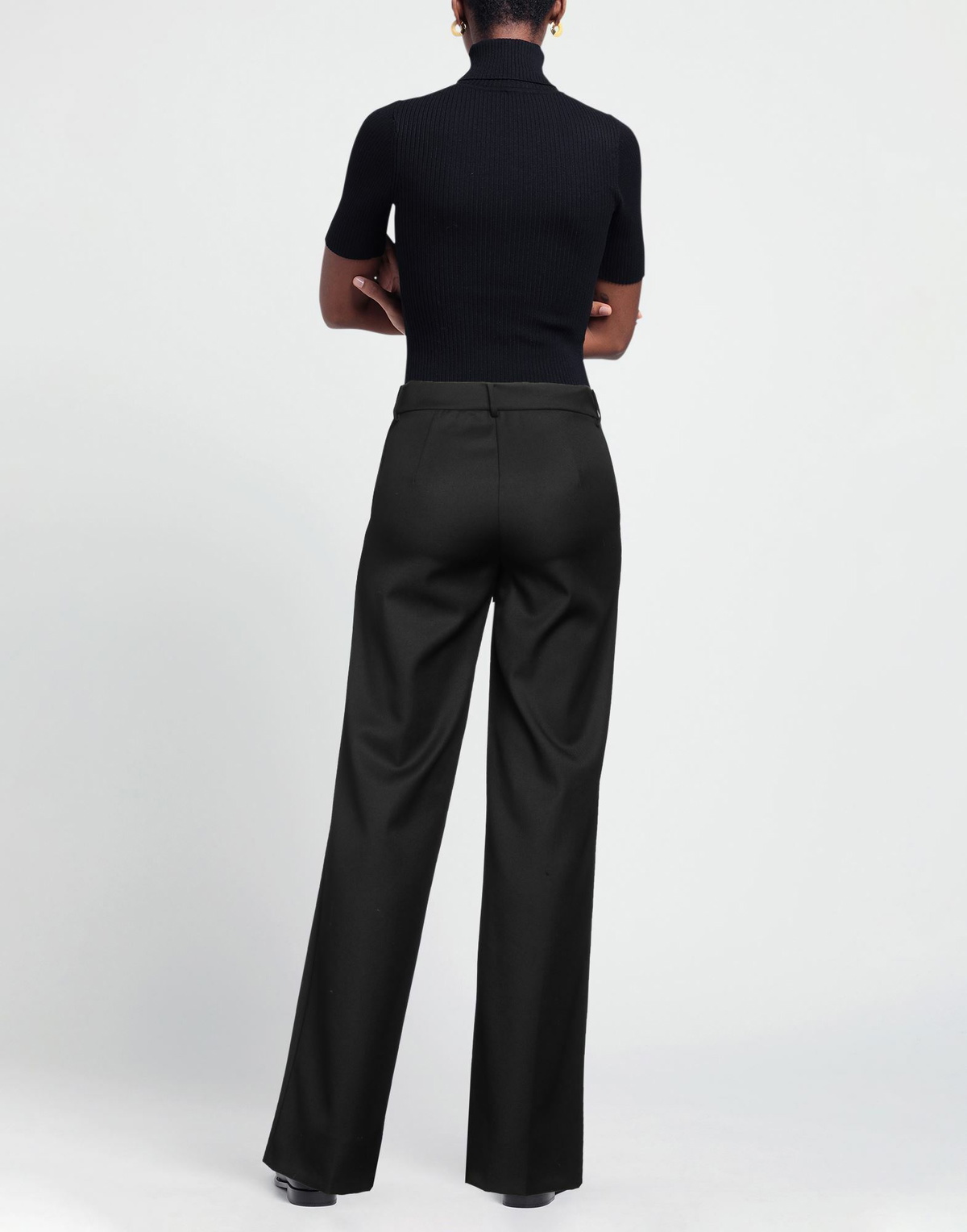 Magda Butrym Womens Pants in Black