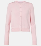 Carolina Herrera Cropped silk and cotton cardigan