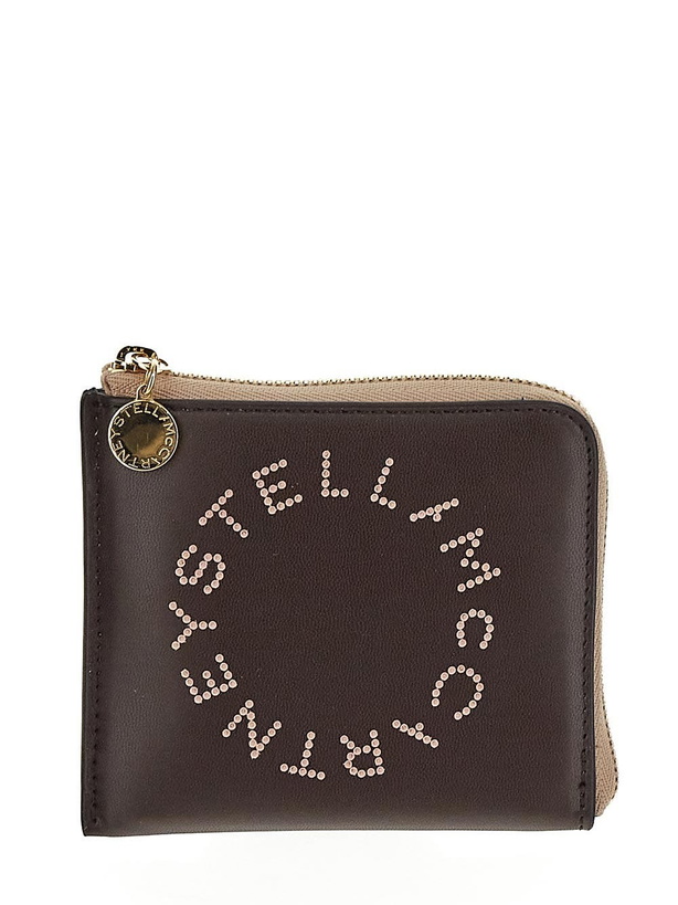 Photo: Stella Mccartney Logo Zip Card Holder