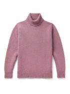 Richard James - Wool Rollneck Sweater - Pink