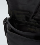 Saint Laurent Leather-trimmed messenger bag