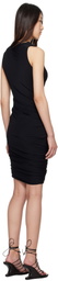 Rick Owens Lilies Black Hollywood Luna Minidress