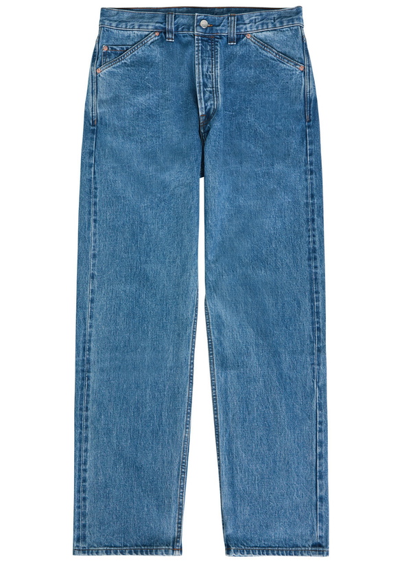 Photo: Drake's Straight-leg Denim Jeans Blue