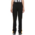 Calvin Klein 205W39NYC Black Side Snaps Wool Trouser