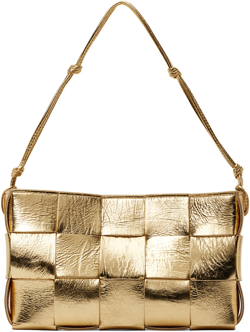 Bottega Veneta Gold Cassette Bag Bottega Veneta