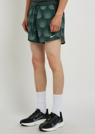 Nike Stride Dri-fit 5" Printed Running Shorts Green