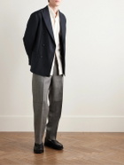 Kaptain Sunshine - Double-Breasted Wool-Twill Suit Jacket - Blue
