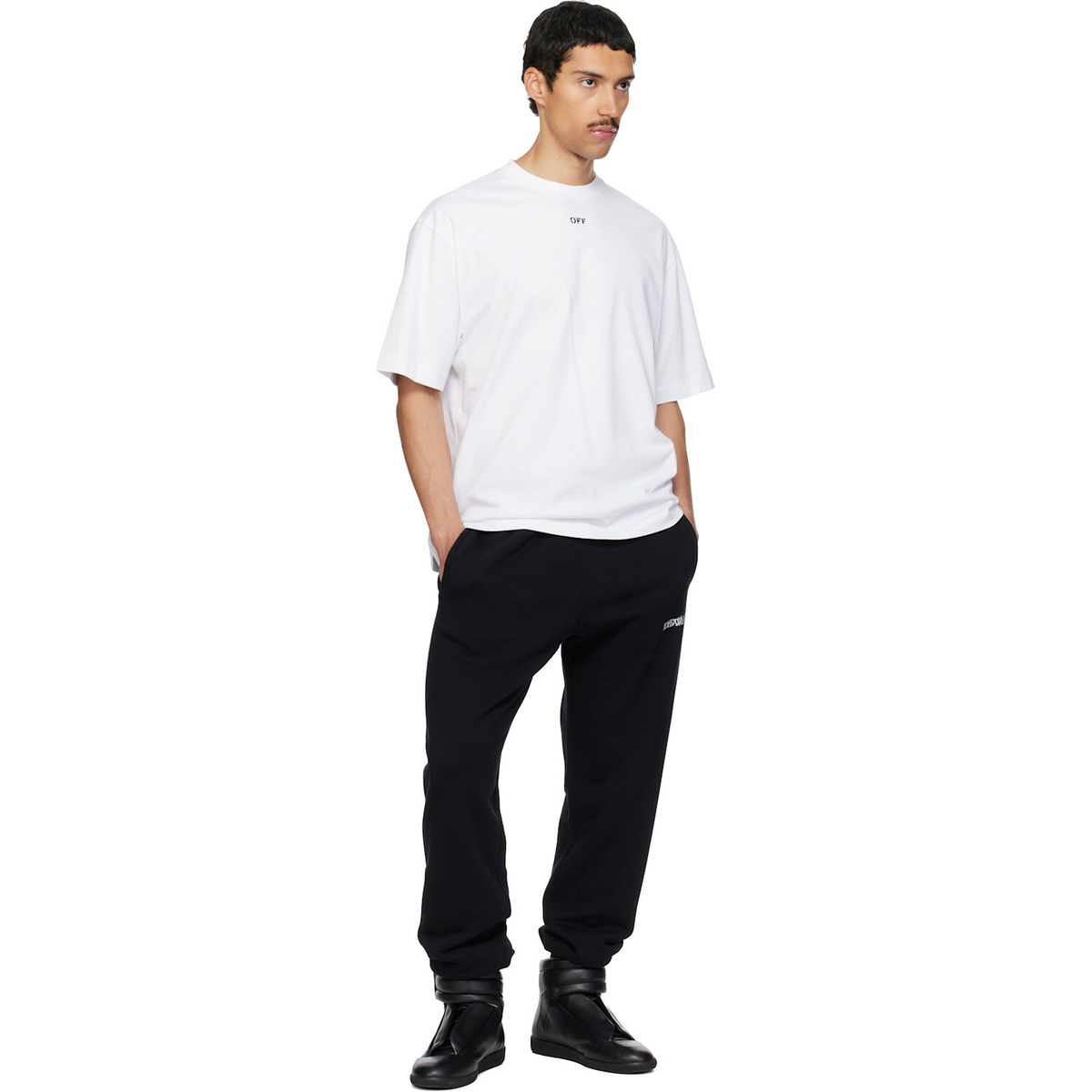 Off-White White Chain Araldic Arrow T-shirt