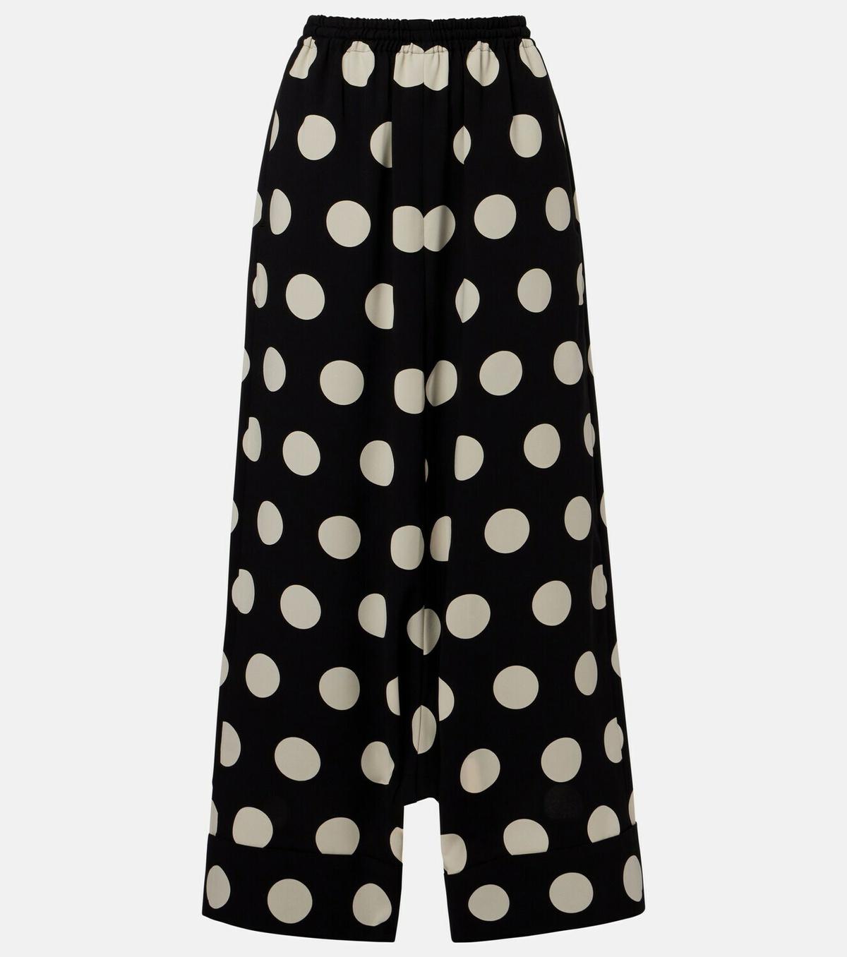 Junya Watanabe Polka-dot wide-leg pants