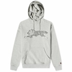 ICECREAM Men's Iced Out Running Dog Hoodie in Heather Grey