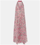 Poupette St Barth Nava floral cotton maxi dress