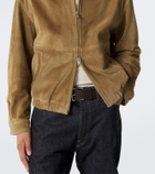 Arma Maddox suede blouson jacket