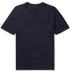 Incotex - Urban Traveller Mélange Merino Wool T-Shirt - Blue