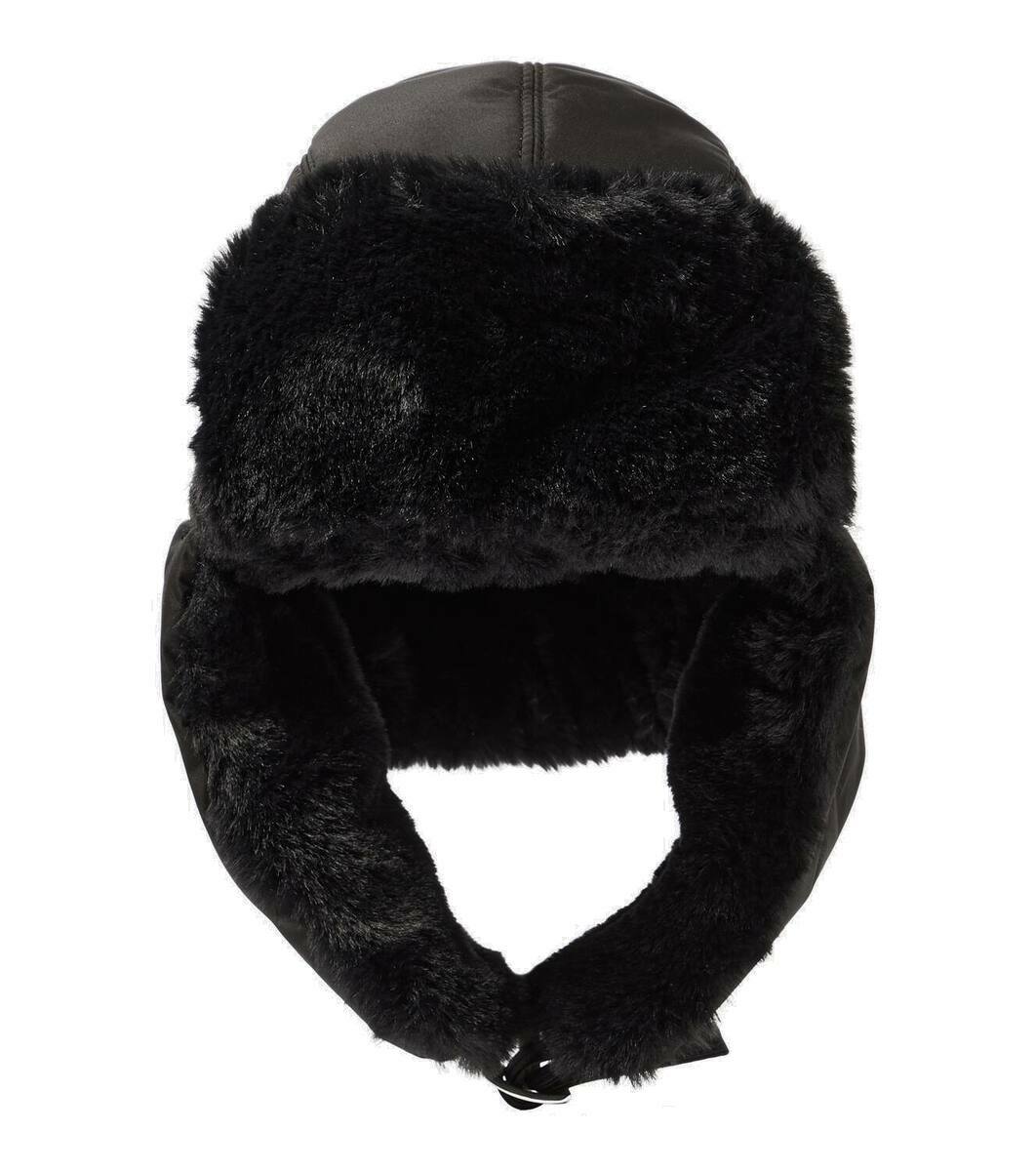 Stella McCartney Faux fur-trimmed hat Stella McCartney display picture 1