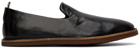 Officine Creative Black Hancock 001 Loafers