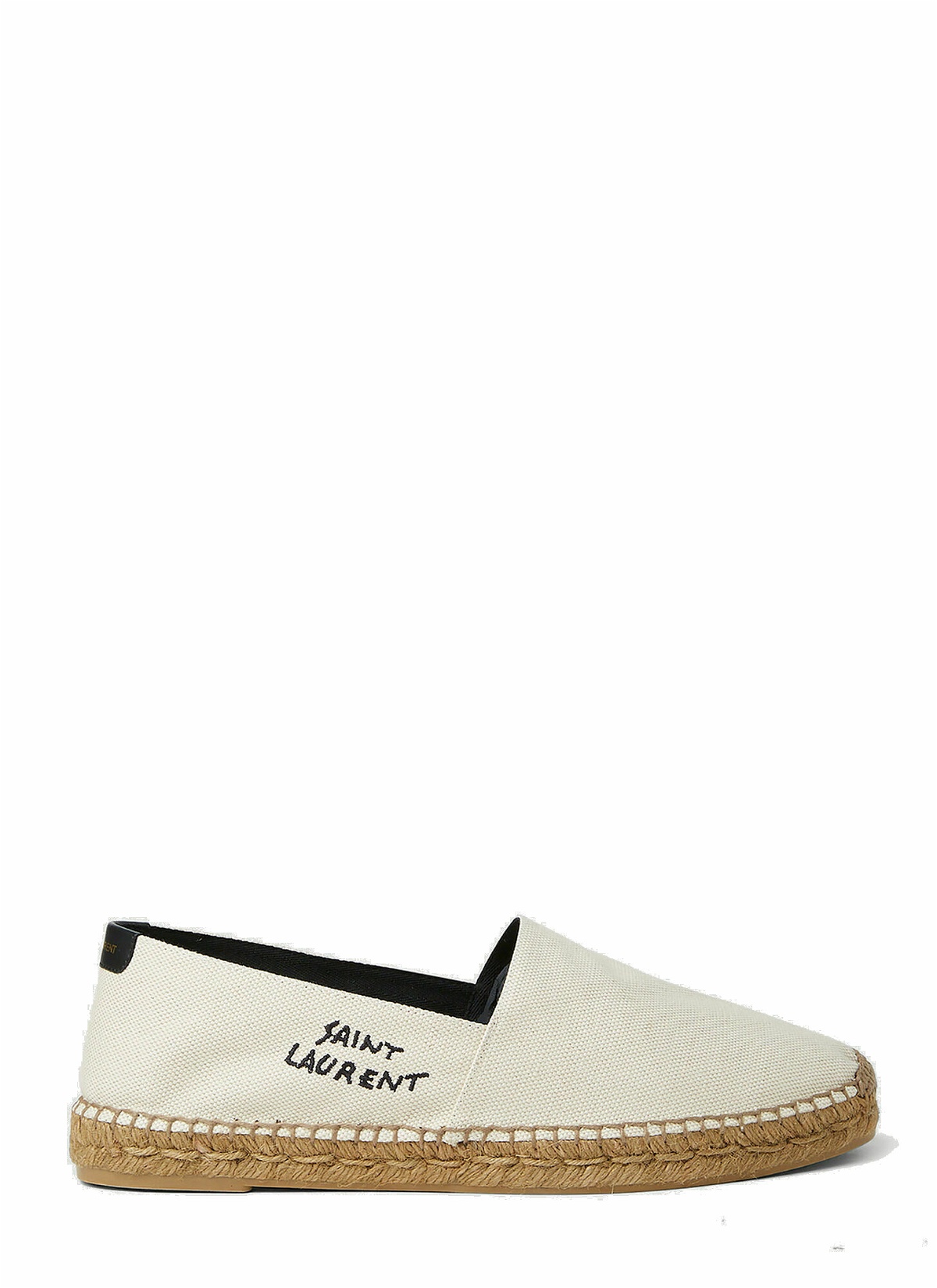 Photo: Logo Embroidery Espadrilles in Beige