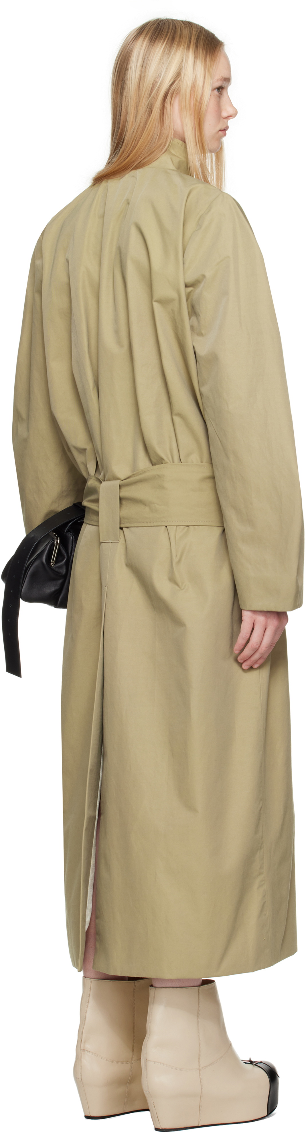 FIDAN NOVRUZOVA Beige Yohana Trench Coat