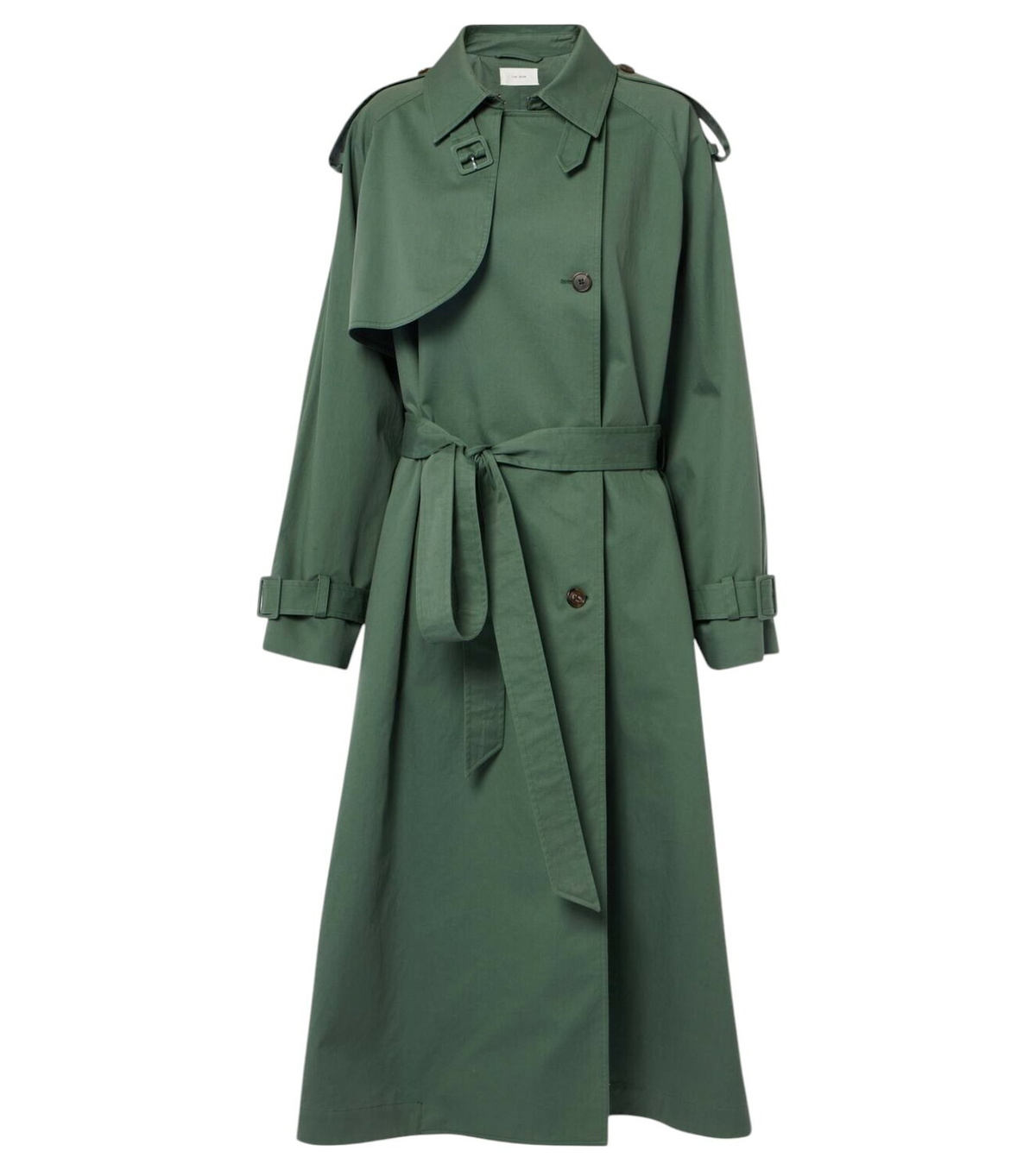 The Row Domeka oversized cotton trench coat The Row