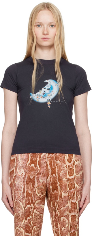 Photo: Conner Ives Black Venetian Mask Baby T-shirt