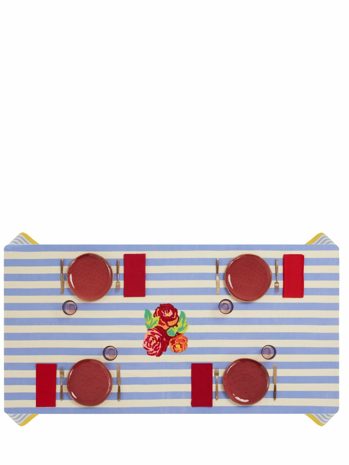 LISA CORTI Nizam Stripes Tablecloth