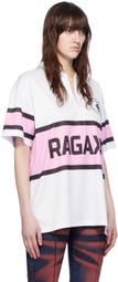Raga Malak White 'I Drive' Polo