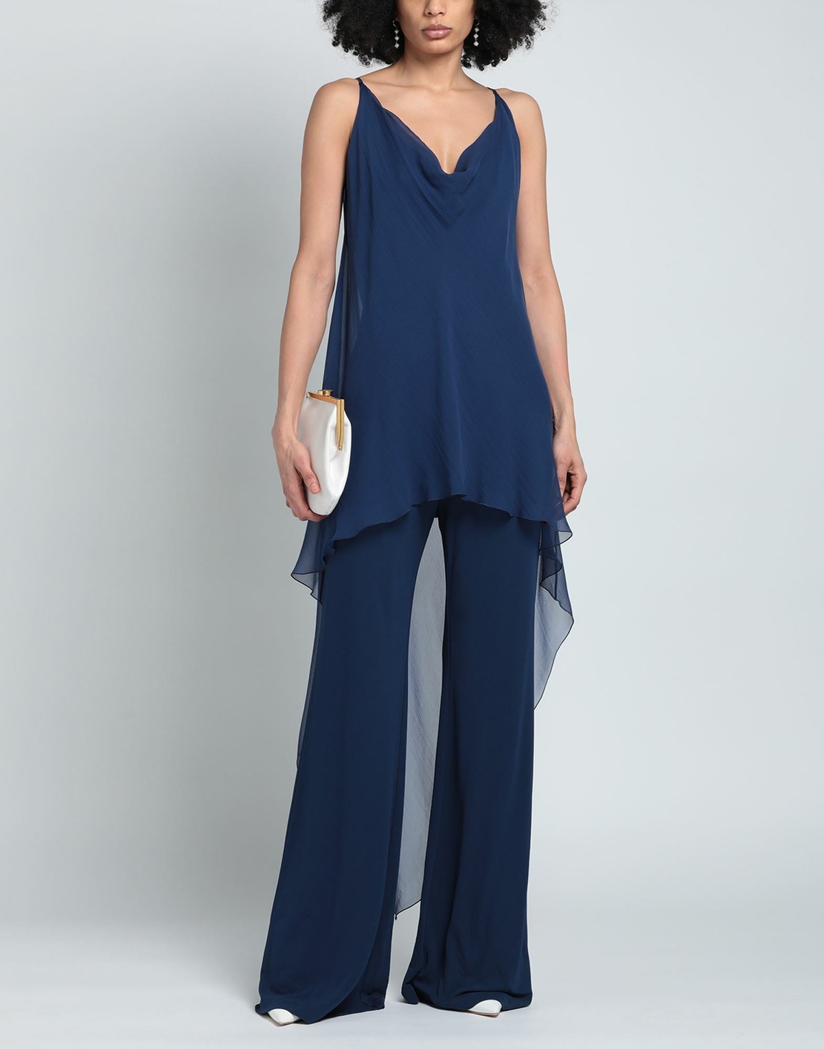 Alberta Ferretti Womens Jumpsuit in Navy