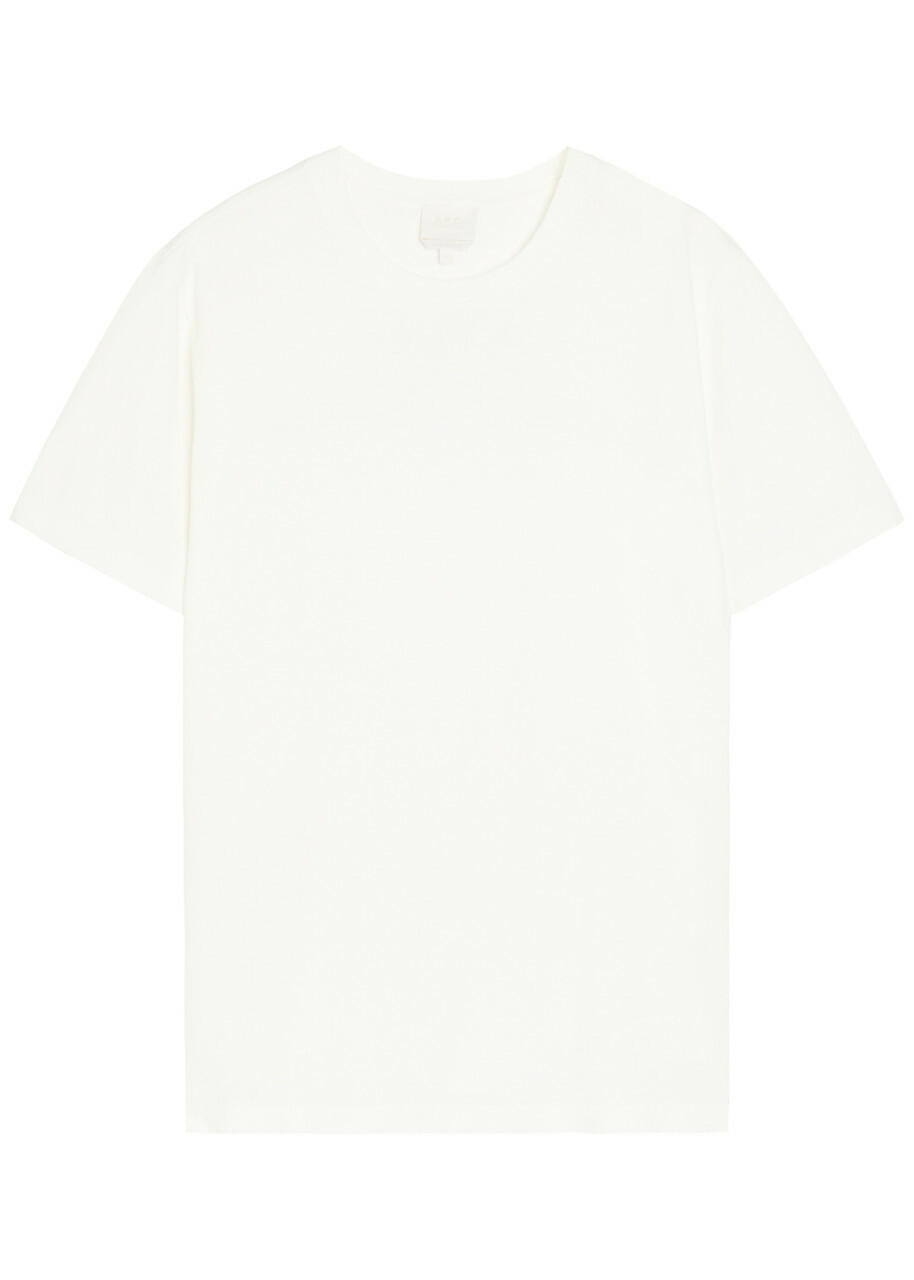 A.P.C. Logo-print Cotton T-shirt White
