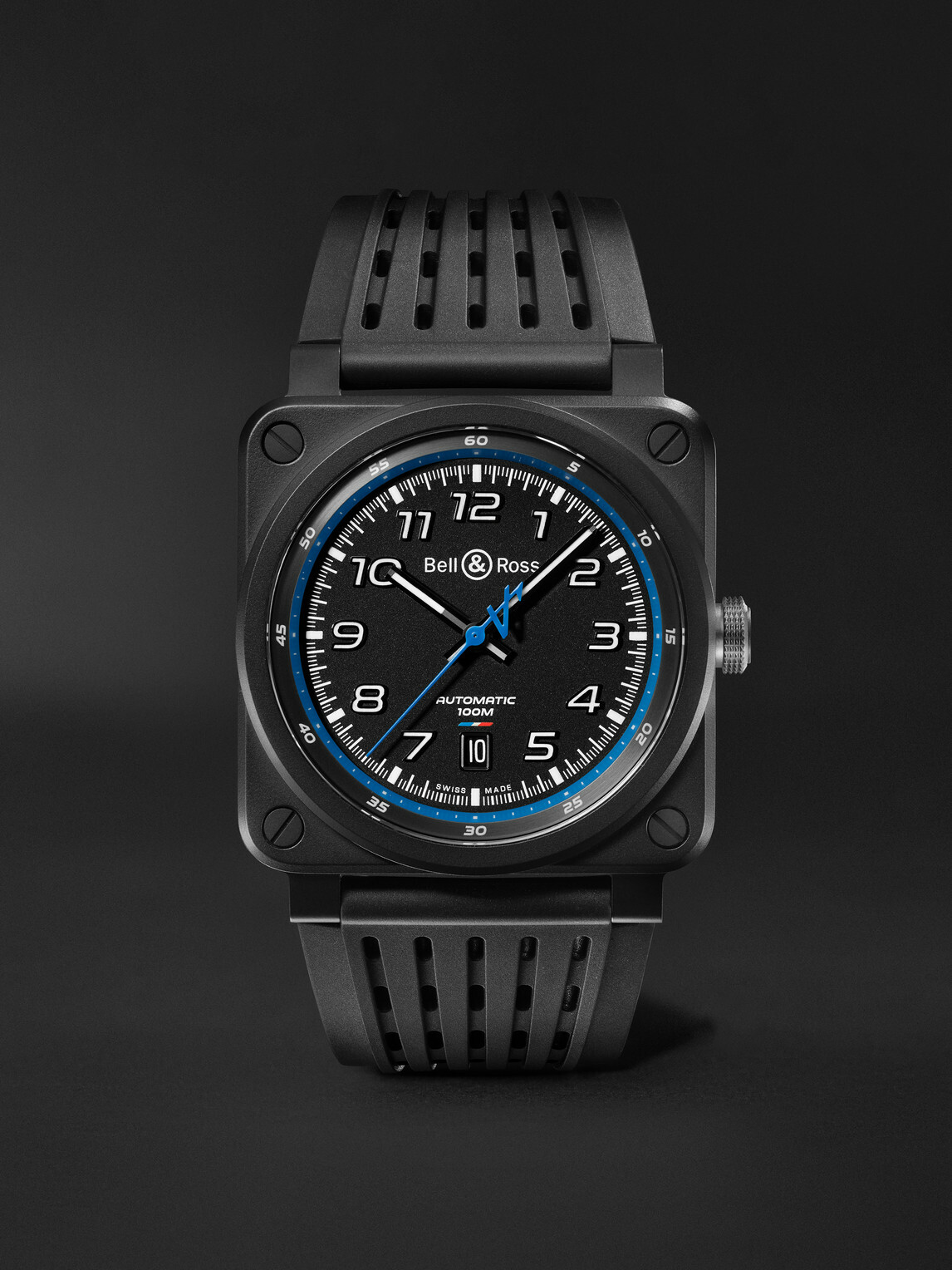 Bell & Ross - BR 03-92 A522 Limited Edition Automatic Ceramic Watch, Ref. BR0392-A522-CE/SRB