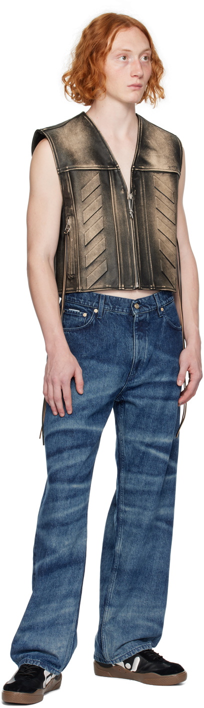 EYTYS Gray Harper Leather Vest