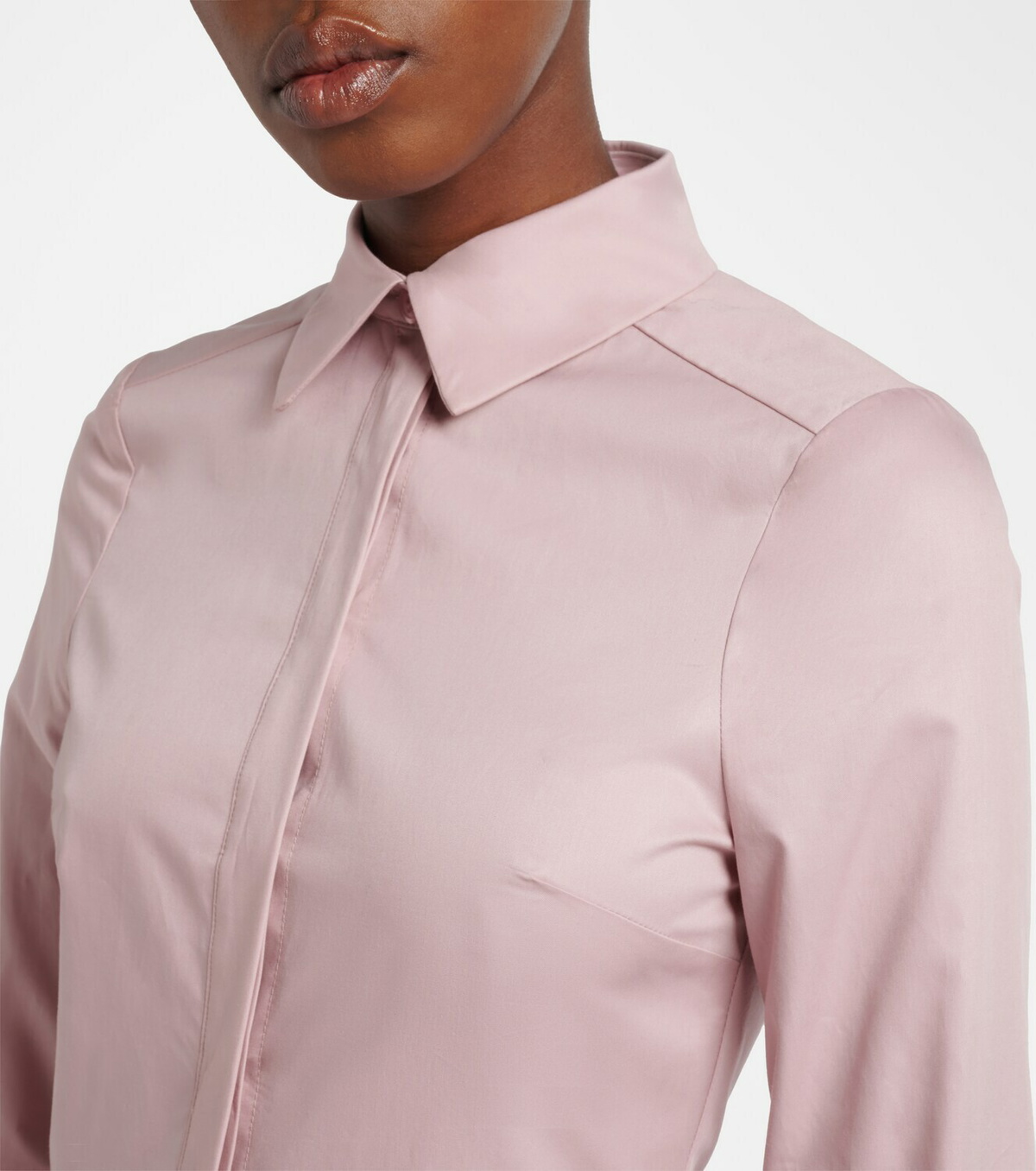 Safiyaa Belisse cotton poplin shirt dress