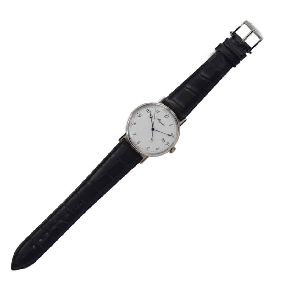 Breguet Classique White Dial 18 Carat White Gold Automatic Mens Watch 5177BB/29/9V6