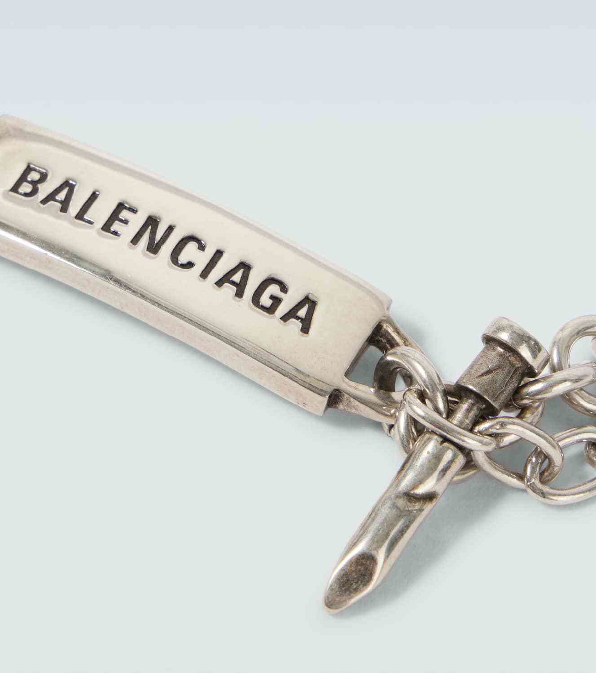 Balenciaga DIY logo chain bracelet