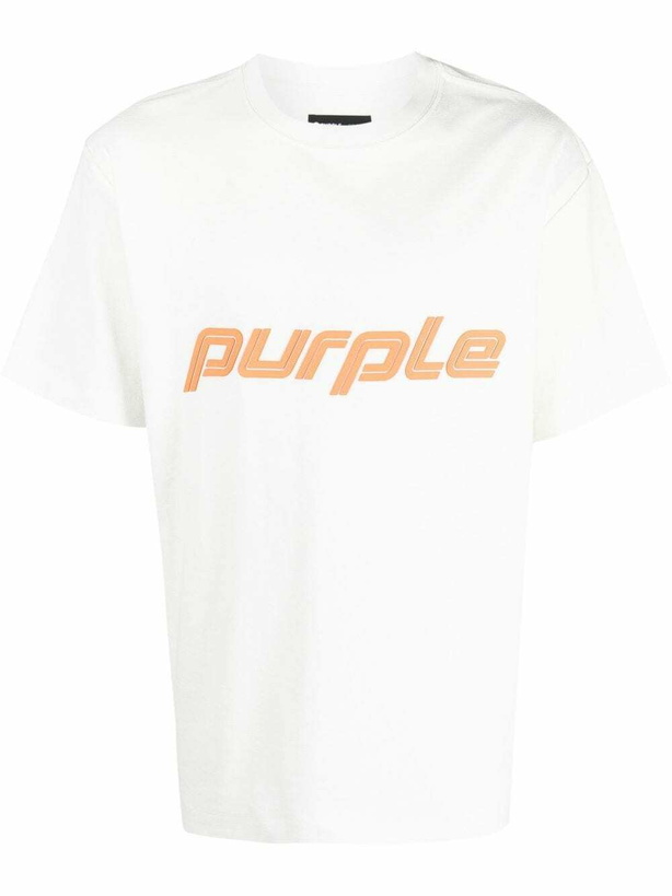 Photo: PURPLE BRAND - Logo Cotton T-shirt