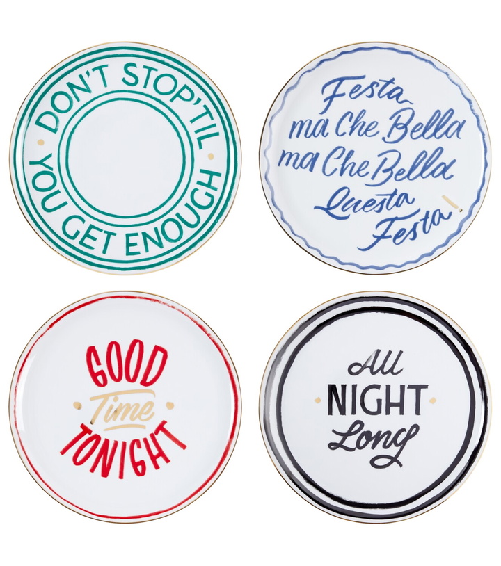 Photo: Bitossi The Club set of 4 pizza plates