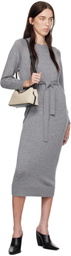 Max Mara Leisure Gray Scrivia Midi Dress
