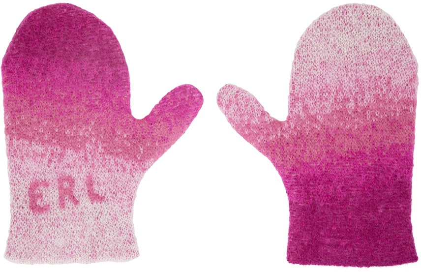ERL Pink Gradient Mittens