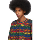 Issey Miyake Men Multicolor Roll Pattern Sweater